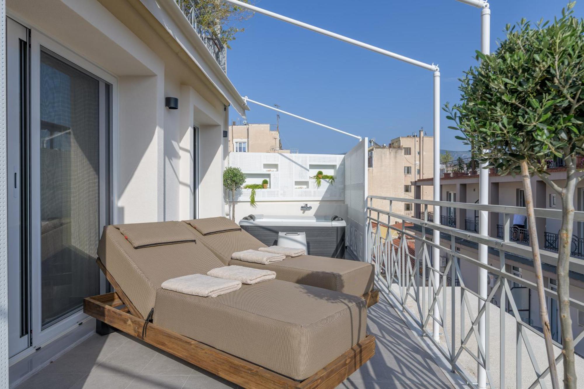 Central Sunny Loft With Plunge Pool 雅典 外观 照片